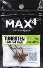 Load image into Gallery viewer, Tungsten Ball EWG Jig Head