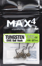 Load image into Gallery viewer, Tungsten Ball EWG Jig Head