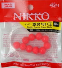 Load image into Gallery viewer, Super Scent Balls 10mm - Glow Red (#563)
